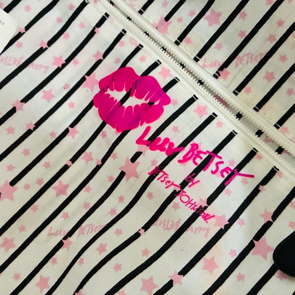 BETSEY JOHNSON Luv LbAndy PANDA Black and White Backpack - Picture 6 of 8